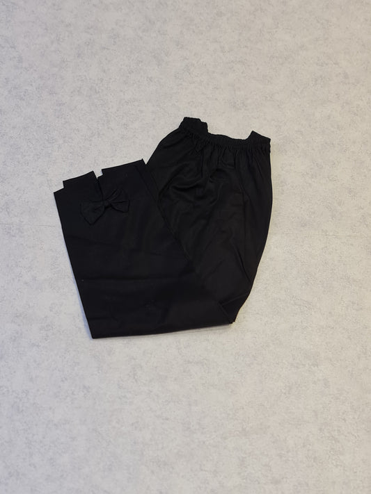 Girls black bow trouser by ELADENS Pakistan
