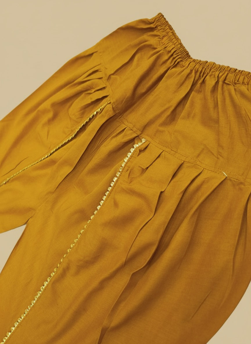 Embellished Kameez with Tulip Shalwar