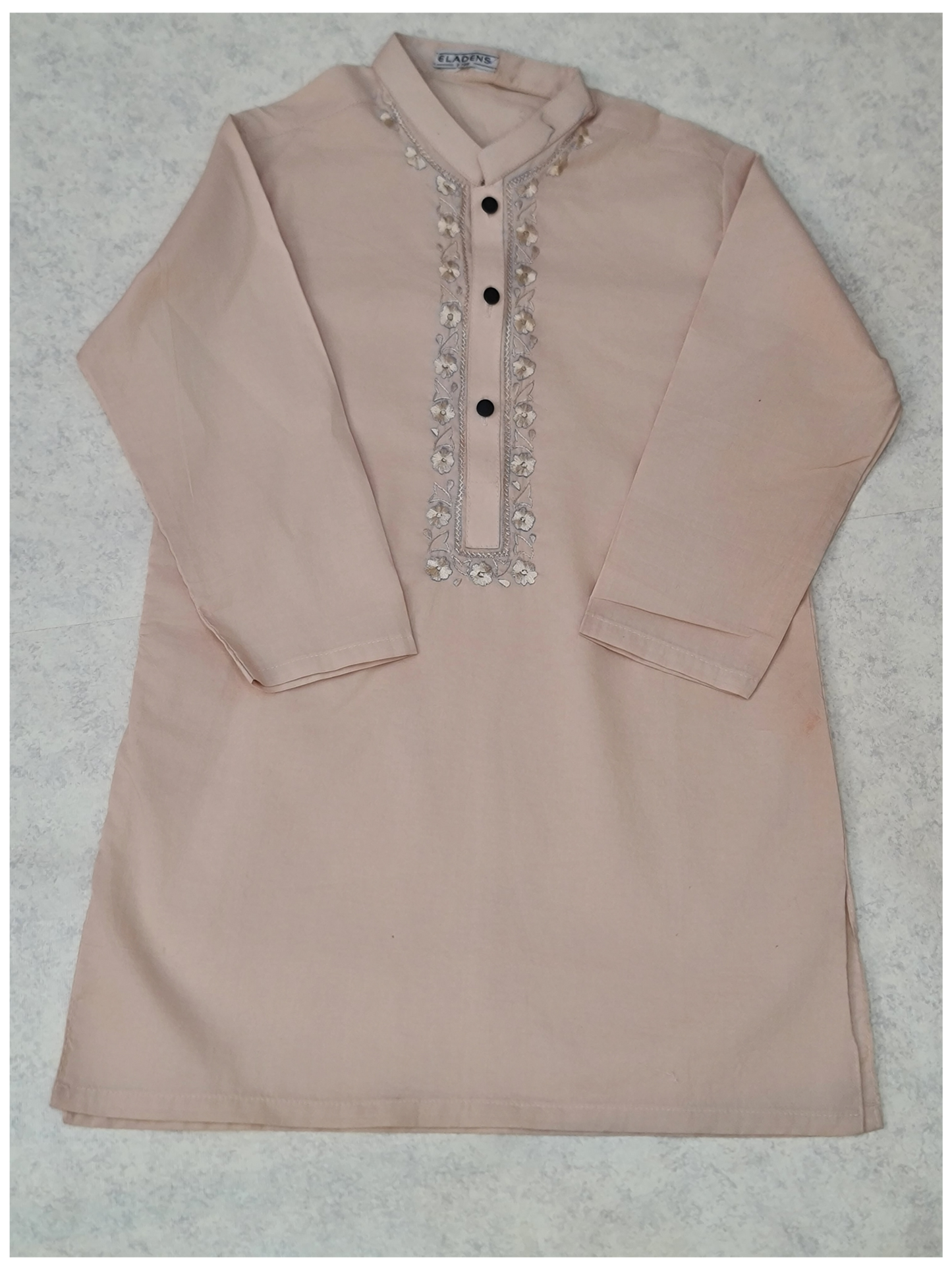 Hand Embroidered Powder Pink Kurta & Trouser