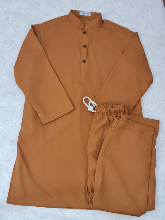 Mustard Kurta & Trouser
