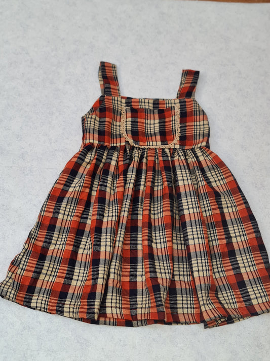 Check Dress with Trouser