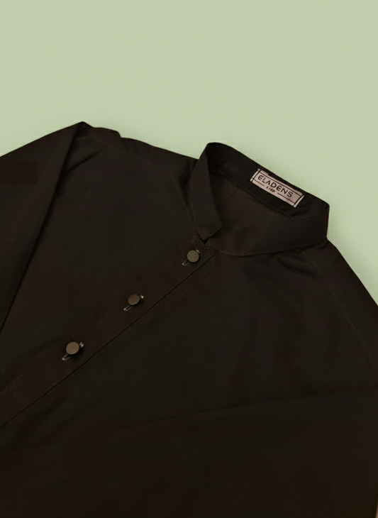 Boys Black Kurta Trouser